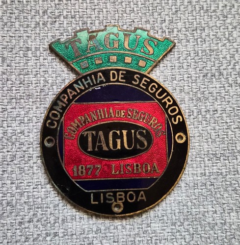 Antica targa smaltata del 1900 - antica,