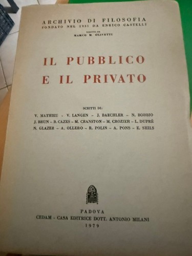 Pubblico il privato - pubblico,