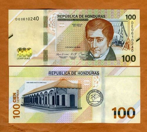 Honduras 100 lempiras 2024 - lempiras,,