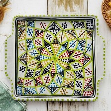 Vassoio con Manici in Ceramica