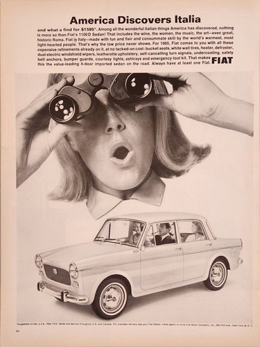 Pubblicità stampa 1964 - 1964, fiat