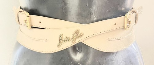 Cintura donna vera - cintura, beige