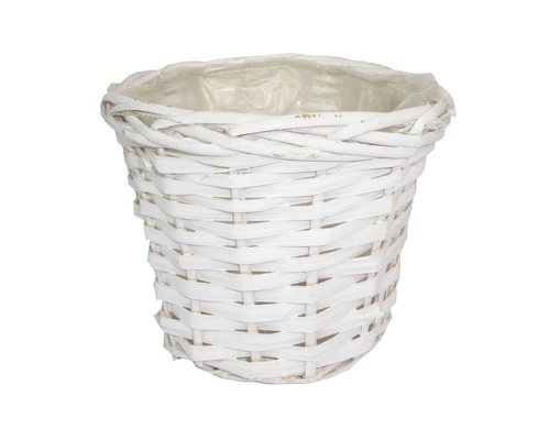 Cachepot bianco treccia - cachepot,