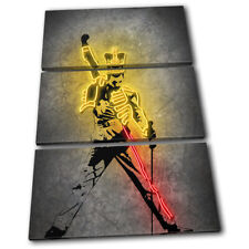Stampa quadro Freddie Mercury celebrità iconiche TREBLE CANVAS WALL ART