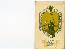 tessera federazione autonoma artigiani 1927  mestieri artistici odontotecnici