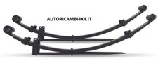 COPPIA BALESTRE MITSUBISHI L200 K74T/PAJERO RINFORZATA A 5 FOGLI DI CUI 1 DOPPIO