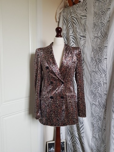 Giacca zara velluto - zara, paisley