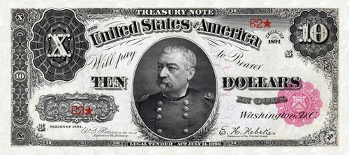 Dollari 1891 - 10,