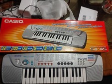 CASIO SA-45 ELECTRONIC KEYBOARD TASTIERA (TESTATA E FUNZIONANTE, LEGGI DESC.)