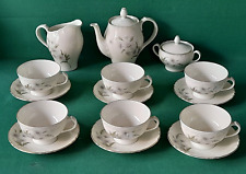 VECCHIO SERVIZIO DA THE TÈ VINTAGE X 6 IN PORCELLANA RICHARD GINORI. CH47