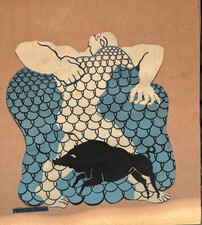 RARE pair drawings "cover