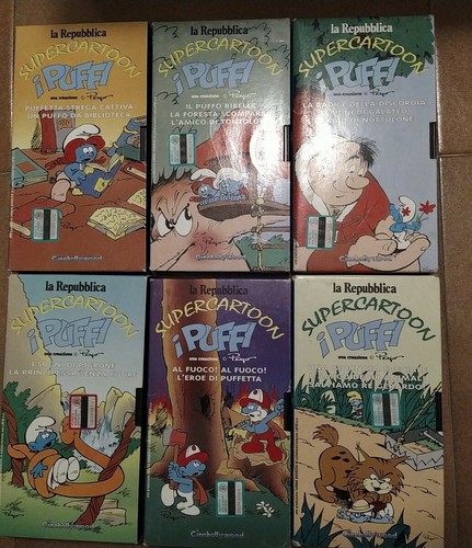 Lotto vhs puffi - vhs, i