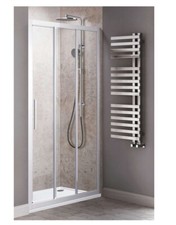 Porta box doccia TRIS apertura scorrevole 3 ante L 90 - 140 cm, H 190 cm Nicchia