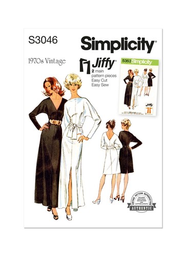 Simplicity 3046 abito jiffy - abito,