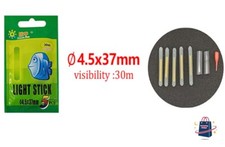 LUCE CHIMICA PESCA STARLIGHT IN GEL N. 40 PEZZI  Ø 4.5 x 37mm ALTA QUALITA' 30mt