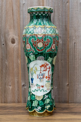Vaso cinese famille verte - vaso,