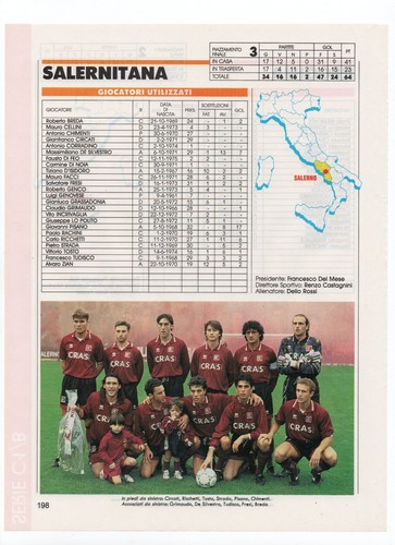 Salernitana serie b - salernitana,