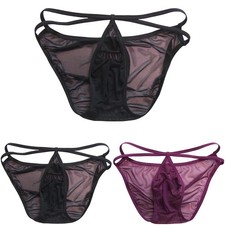 Slip uomo elastico trasparente