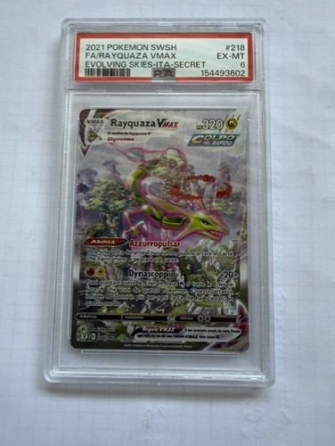 Carta pokemon rayquaza vmax - carta,