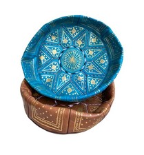 Set pouf pelle marocchina - 2,