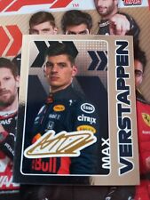 TOPPS STICKER FORMULA 1 F. 1 2020 2021 SIGNED RC RED BULL N. 44 VERSTAPPEN