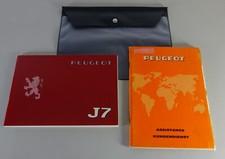Cartella Portadocumenti + Manuale D'uso Peugeot J7 Furgone Serie I Stand 02/1976