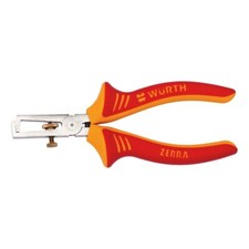 Pinza Spelafili Elettricista Isolata 160mm Spelacavi VDE - WÜRTH 071401 570
