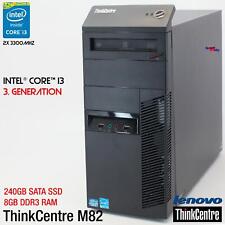 IBM LENOVO THINKCENTRE M82 L1G 2697 I3 COMPUTER PC 120GB SSD RS-232 WINDOWS 10