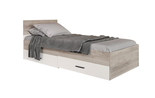 Letto singolo con - 2, cassetti