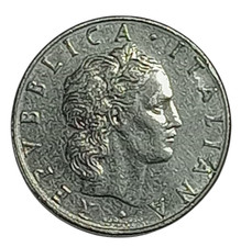 MONETA ITALIANA 50 LIRE ANNO