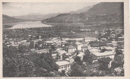 Caldonazzo panorama lago - panorama, e