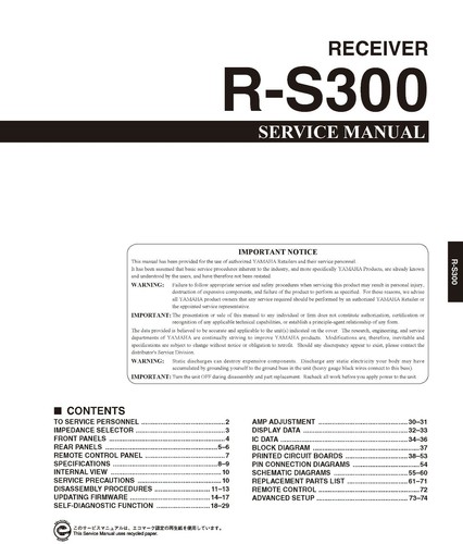 Servizio manuale istruzioni - servizio, di