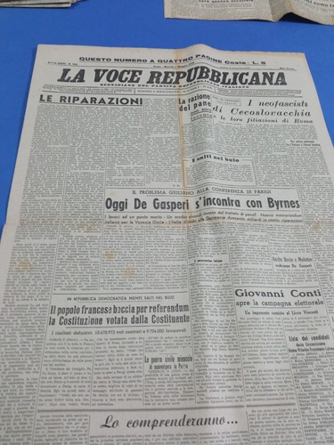 Voce repubblicana 5 1946 - voce,