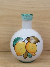 vecchia BOTTIGLIA PER LIMONCELLO IN CERAMICA DE MAIO GIOVANNI FISCIANO SALERNO