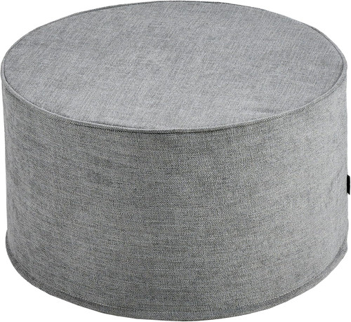 Stylish gray ottoman pouf - gray,