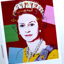 ANDY WARHOL QUEEN ELIZABETH