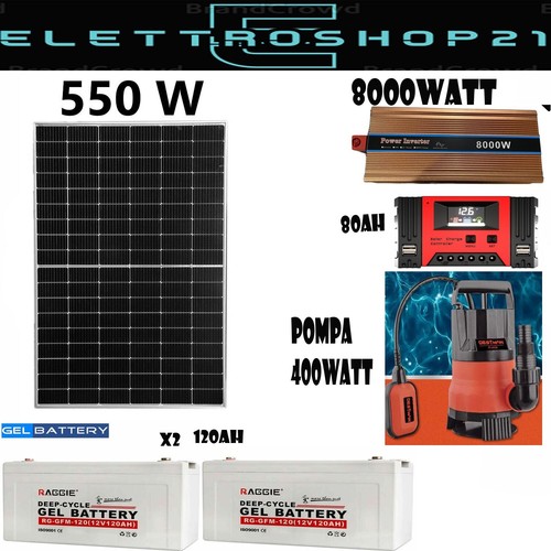 Kit fotovoltaico 3kw - kit,