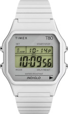 Timex T80 Digital TW2U93700 Orologio Digitale Uomo - WHITE BIANCO