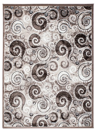 Tappeto moderno beige - , scuro