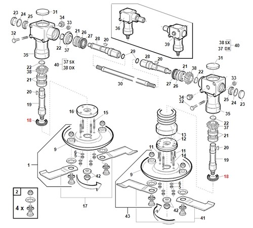 Anello tcp trattorino modelli - tcp,