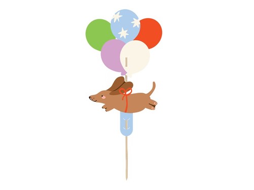 Cake topper cane bassotto - cake,