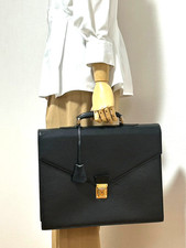 FENDI Valigetta in pelle nera