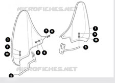 Moto Guzzi CALIFORNIA 1100 01 06 STAFFA PEDANA SX GU03444015