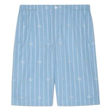 Bermuda uomo Gucci blu a righe