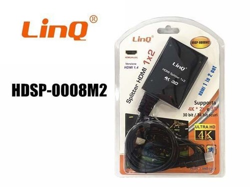 Splitter hdmi 1x2 1 - 3d, 1.4