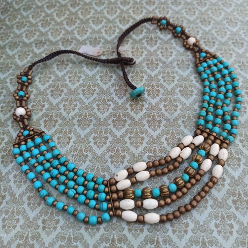 Collana bavaglino vintage - collana,