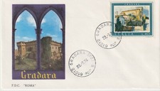 GRADARA  FDC  "ROMA" 1974  