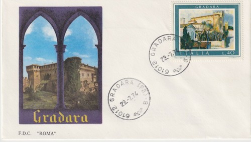 Gradara fdc roma 1974 - fdc,
