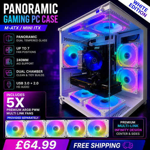 Custodia gaming panoramica - pc,