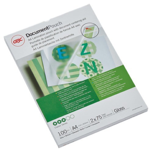 Gbc pouches 150 micron - pouches,